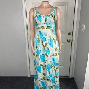 Vintage 70s De Weese Design Women's Dress Polyester Swim Beach Built bra I4-21